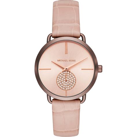 Michael Kors Women's Portia Croco Leather Watch 37mm 